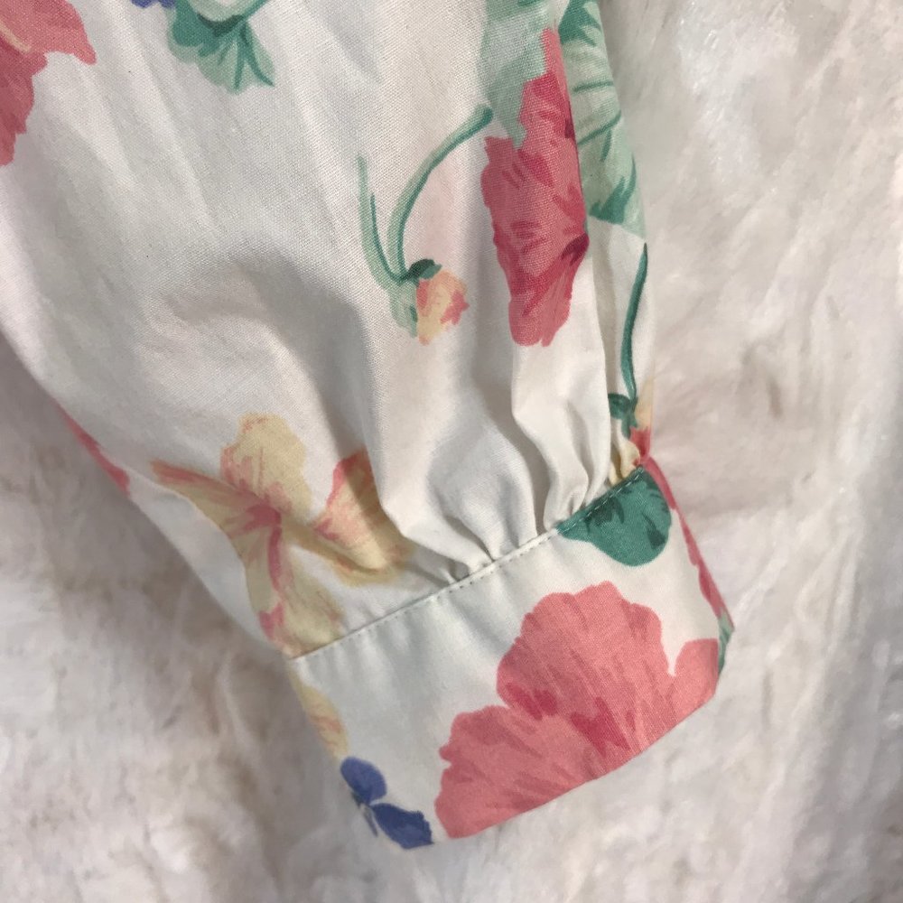 Vintage Classic 50' 60's Dress Morning Glory Print - Picture 4 of 11